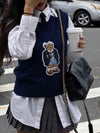 MARINE - PULL SANS MANCHE OURS