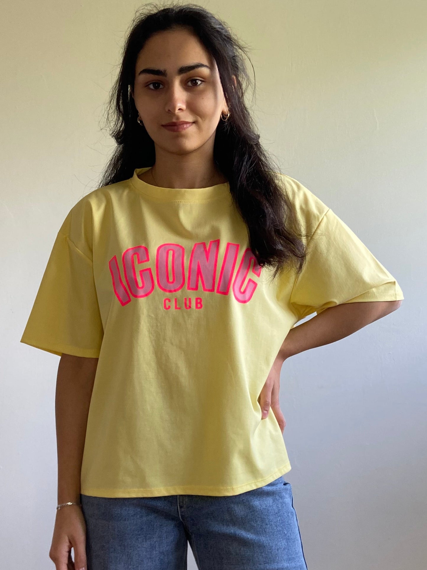 JAUNE - T-SHIRT ICONIC CLUB