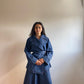 BLEU - ENSEMBLE VESTE/JUPE JEAN
