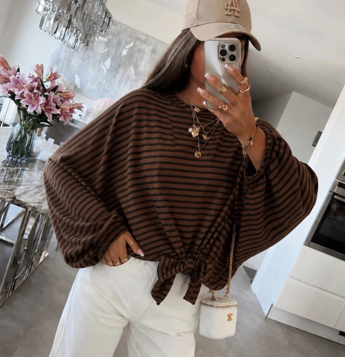 CHOCO - BLOUSE RAYÉ