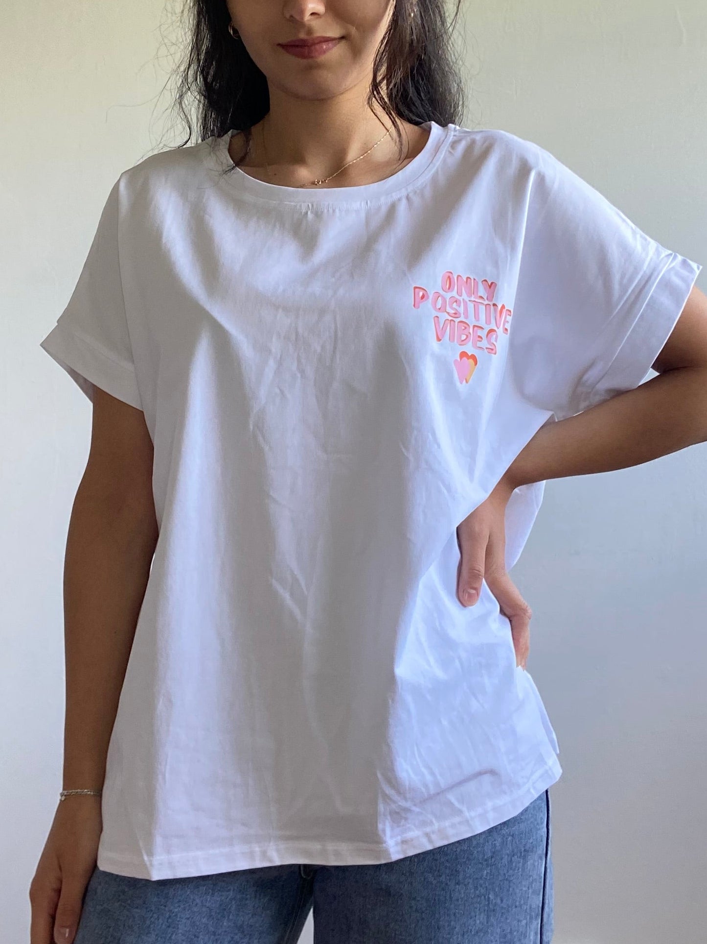BLANC - T-SHIRT IMPRIMER