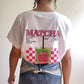 BLANC - T-SHIRT IMPRIMER MATCHA