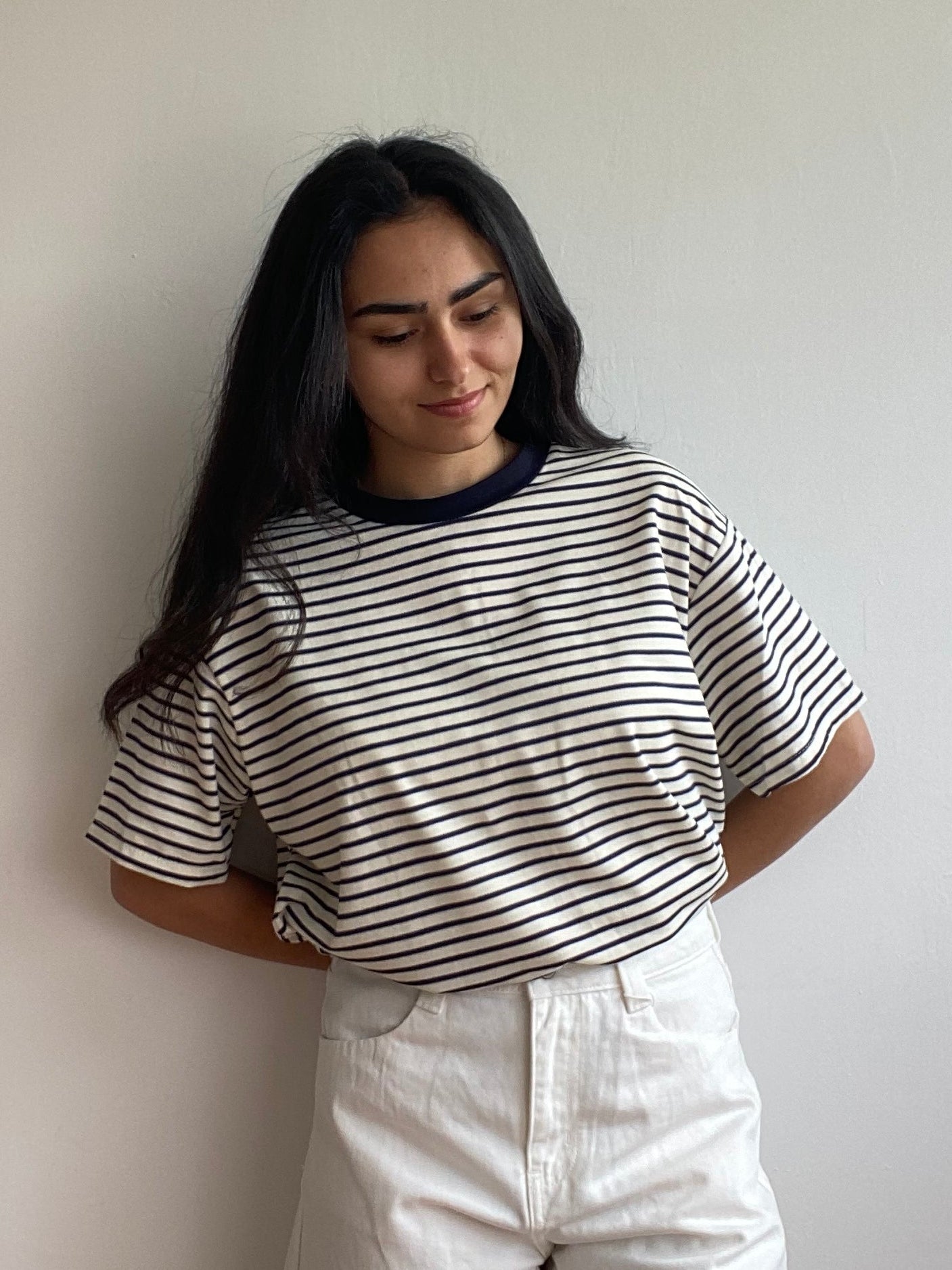MARINE - T-SHIRT RAYÉ