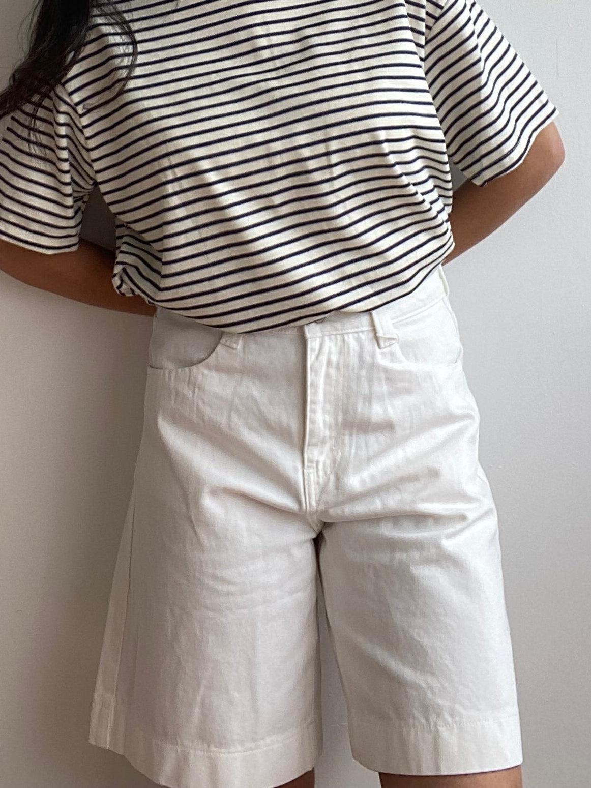 BLANC - SHORT BERMUDA