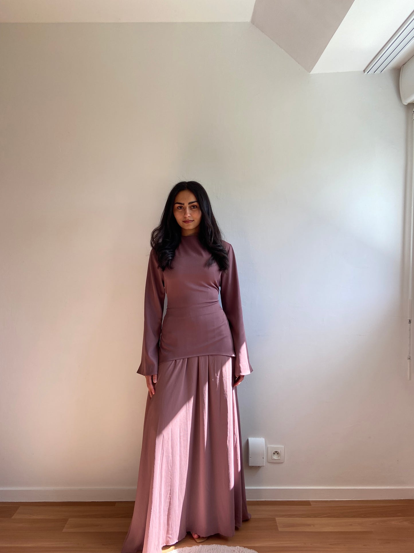 LILA - ENSEMBLE HAUT/JUPE