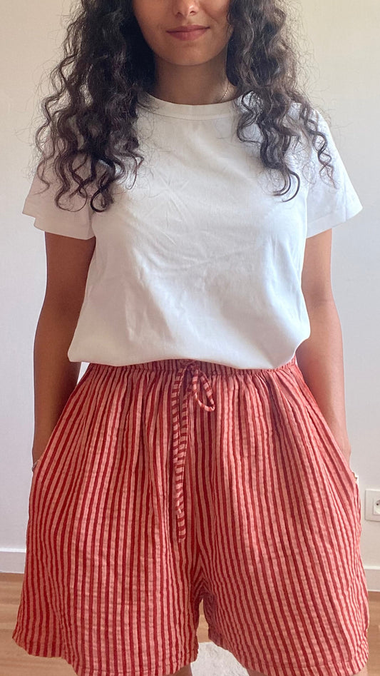 TERRACOTTA - SHORT RAYÉ