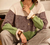 VERT - GILET EN MAILLE