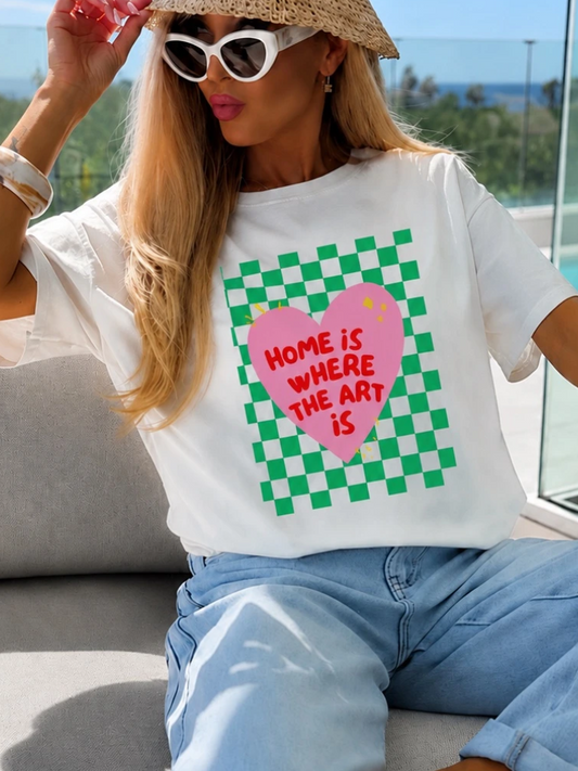 VERT - T-SHIRT IMPRIMER
