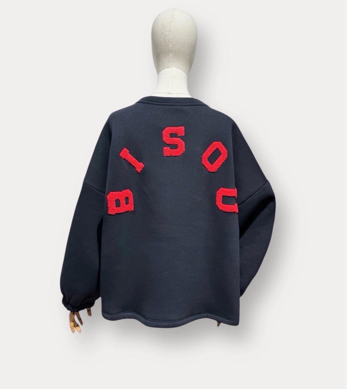 MARINE - PULL BISOUS ROUGE
