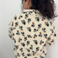 BEIGE - VESTE FLEURIE