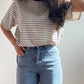 MARINE - T-SHIRT RAYÉ