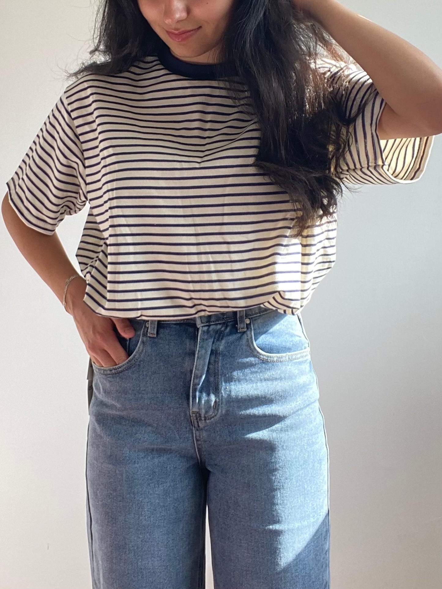 MARINE - T-SHIRT RAYÉ