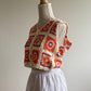 MULTICOLORE - GILET CROCHET