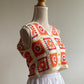 MULTICOLORE - GILET CROCHET