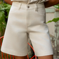 BLANC - SHORT BERMUDA